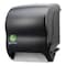 San Jamar Ecological Green Towel Dispenser, 12.49in x 8.6in x 12.82in, Black T950REBK - alternate 1